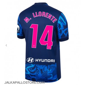 Atletico Madrid Marcos Llorente #14 Kolmaspaita 2024-25 Lyhythihainen